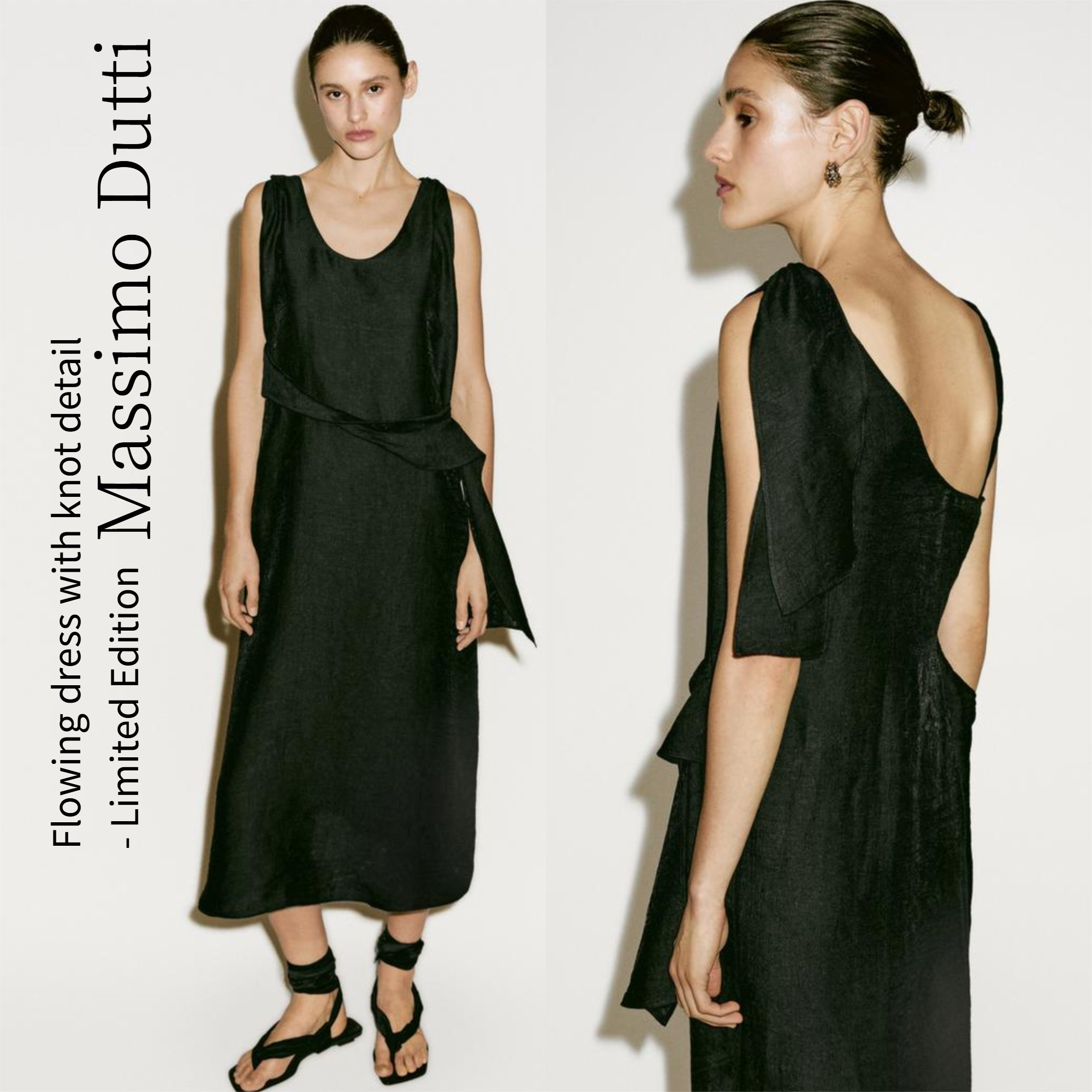 ワンピース Flowing dress with knot detail - Limited Edition