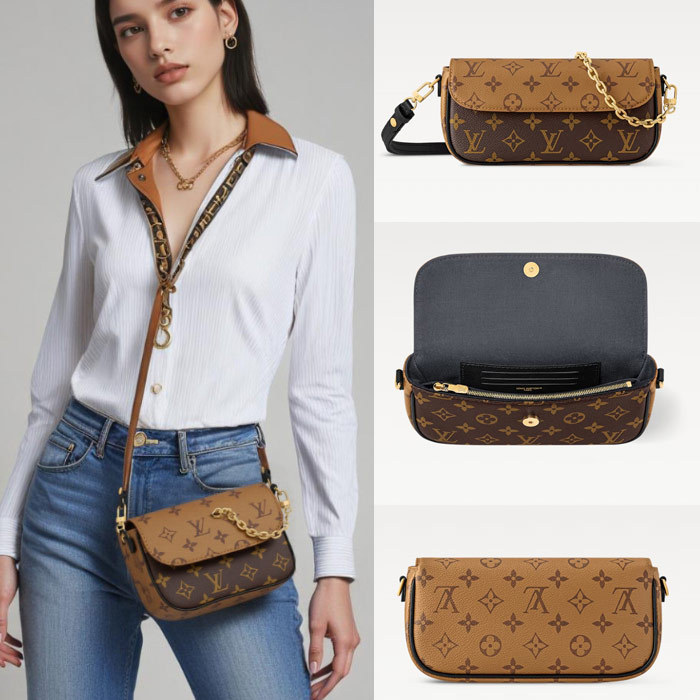 【Louis Vuitton】Wallet On Chain Ivy ★ラッピングサービス付