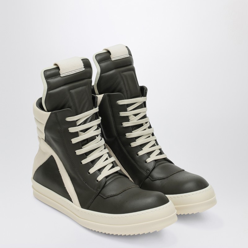 【関税&送料込】Rick Owens Forest Green Milk White Geobasket