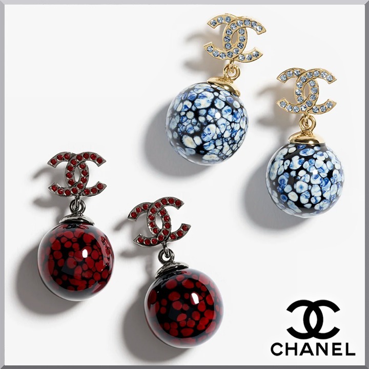 《美しいカラー♪2色》CHANEL ピアス 25A