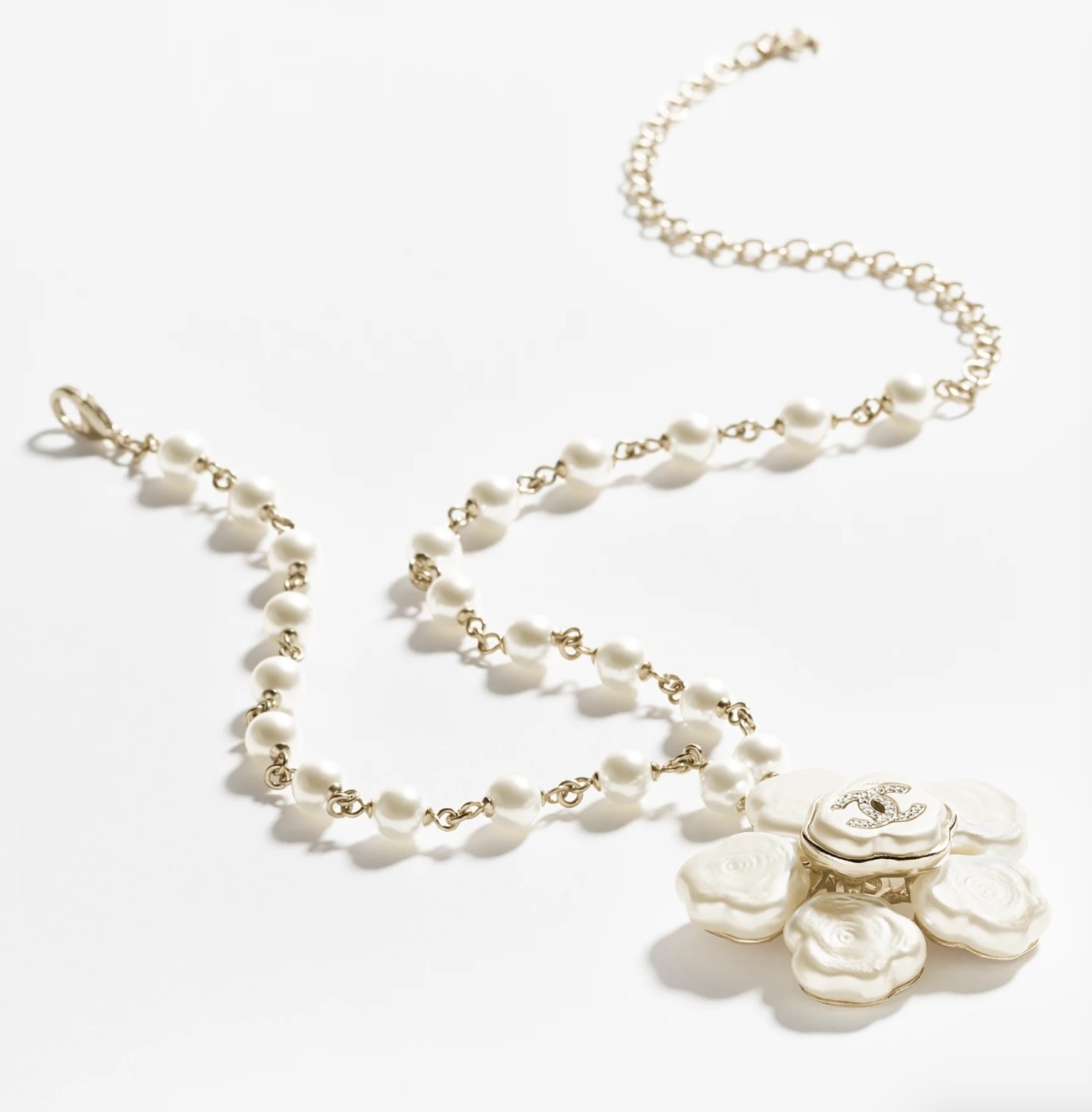 《ビッグフラワーが可愛い☆》CHANEL シャネル 25A ネックレス