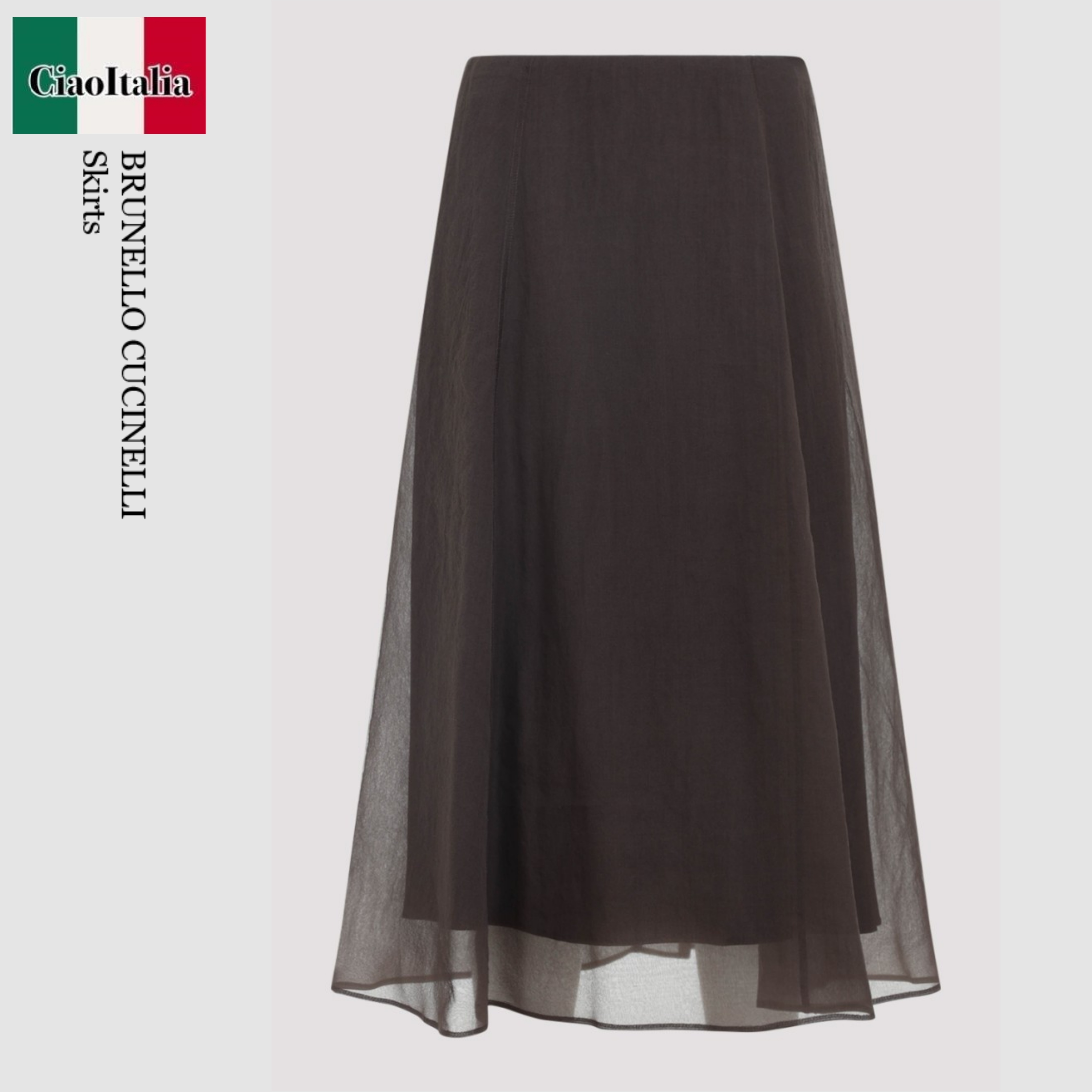 スカート Brunello Cucinelli Gonna In Seta