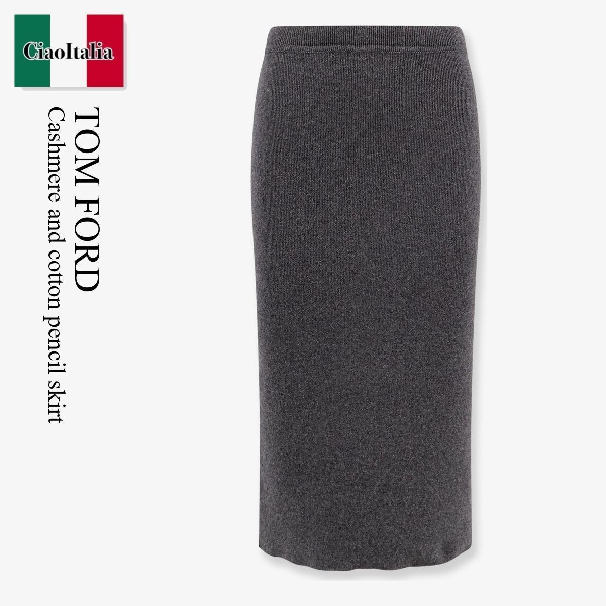 スカート Tom Ford Gonna Midi In Cashmere Cotone