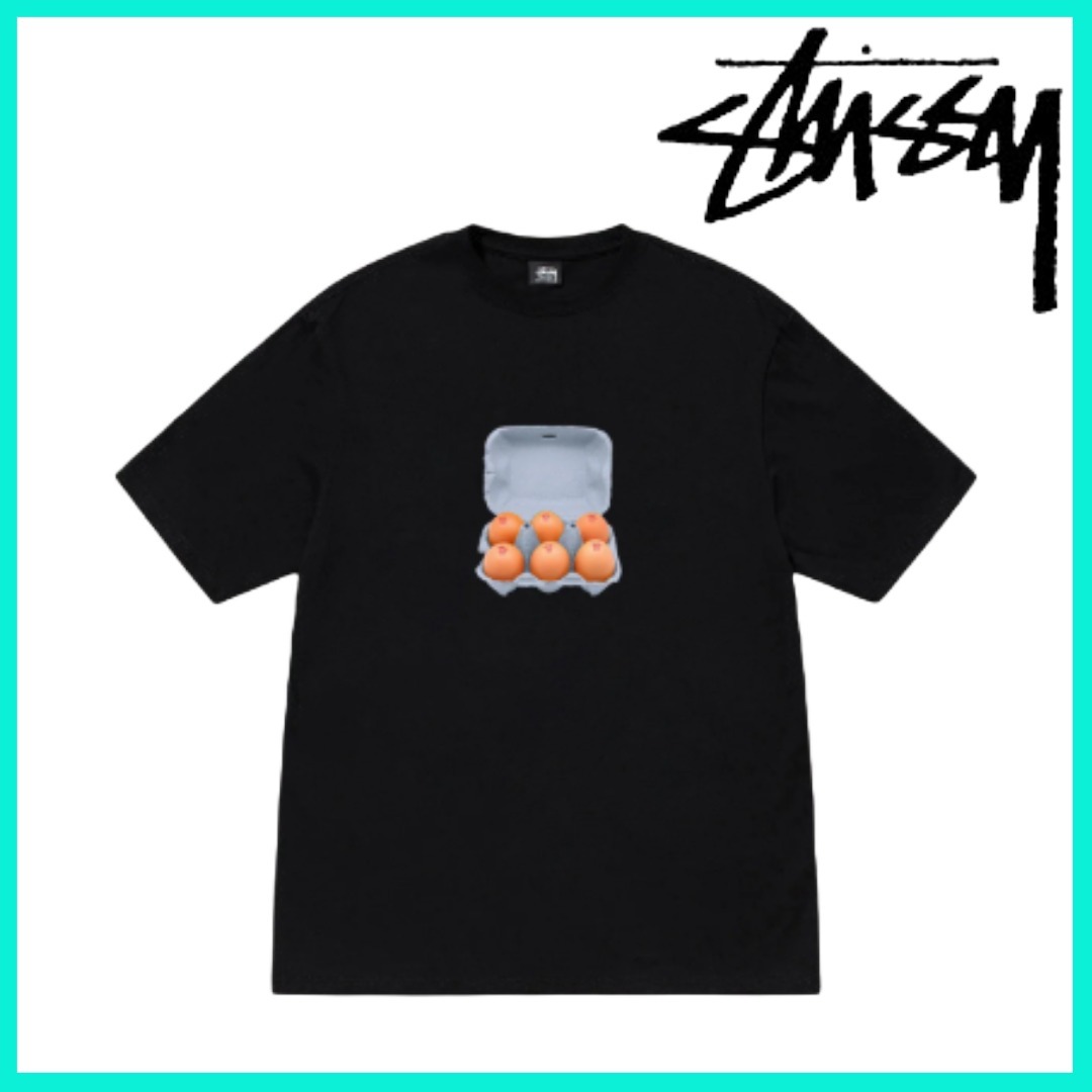 早期完売★Stussy★CARTON TEE(BLACK/追跡O)