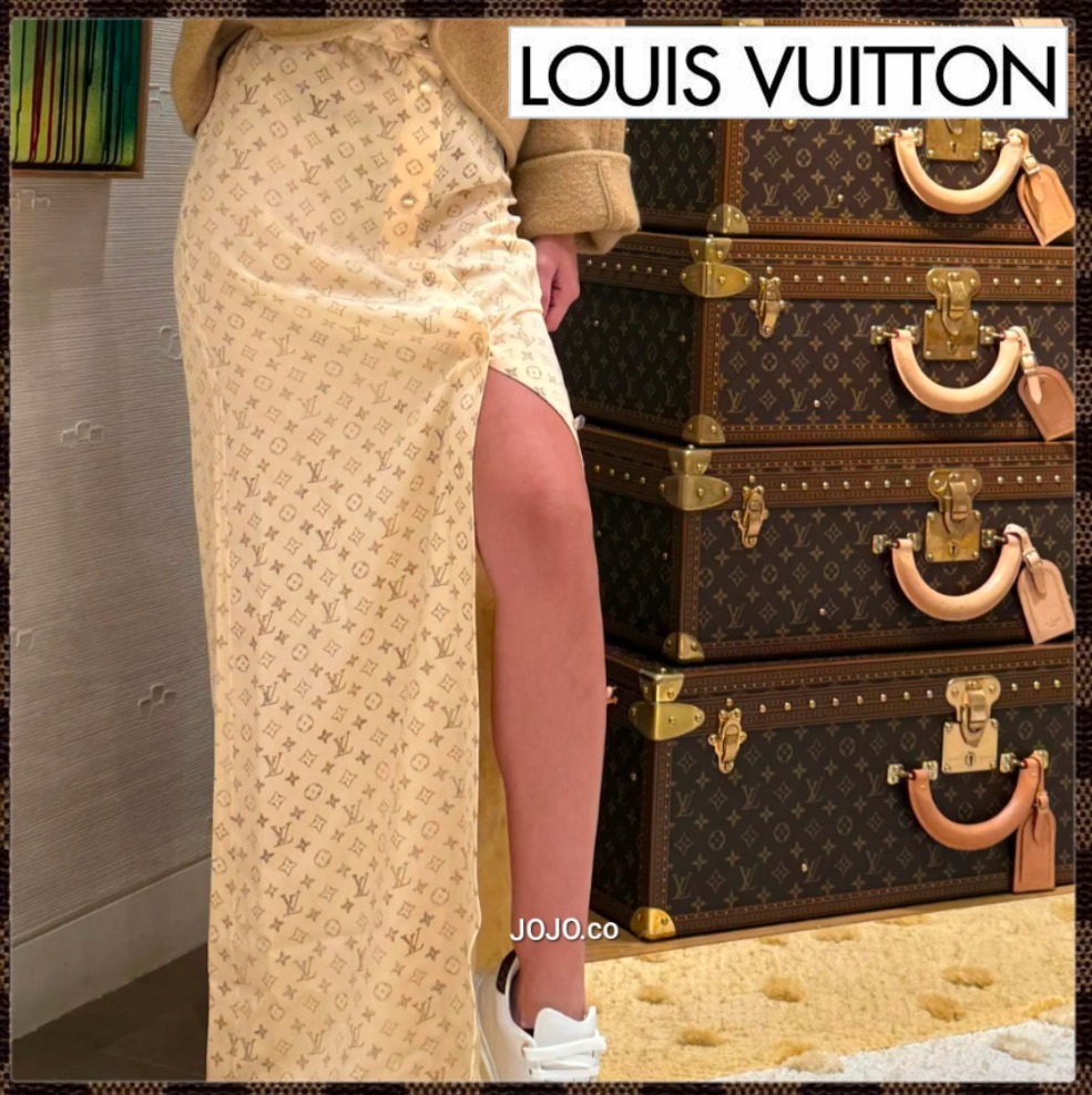 【美シルエット♡】LV 上品マキシスカート