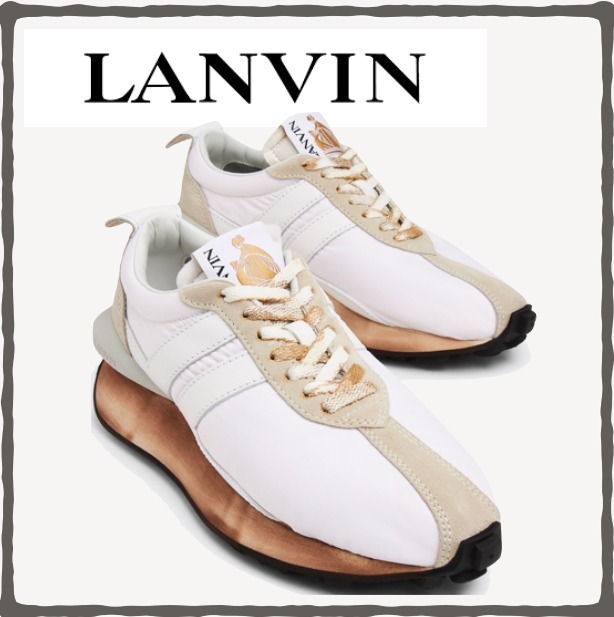 【LANVIN】ランバン Bumpr レースアップスニーカー 38