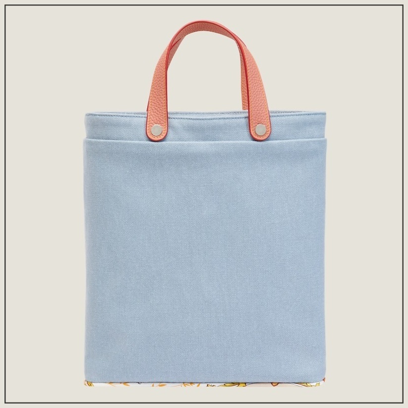 《実用的》HERMES 書類やパソコンにも キャンバスバッグ