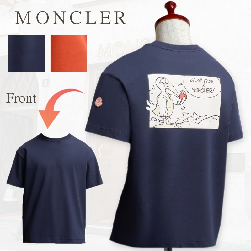 送料込*Moncler×Gilga Farm by Donald Glover*バックプリントT