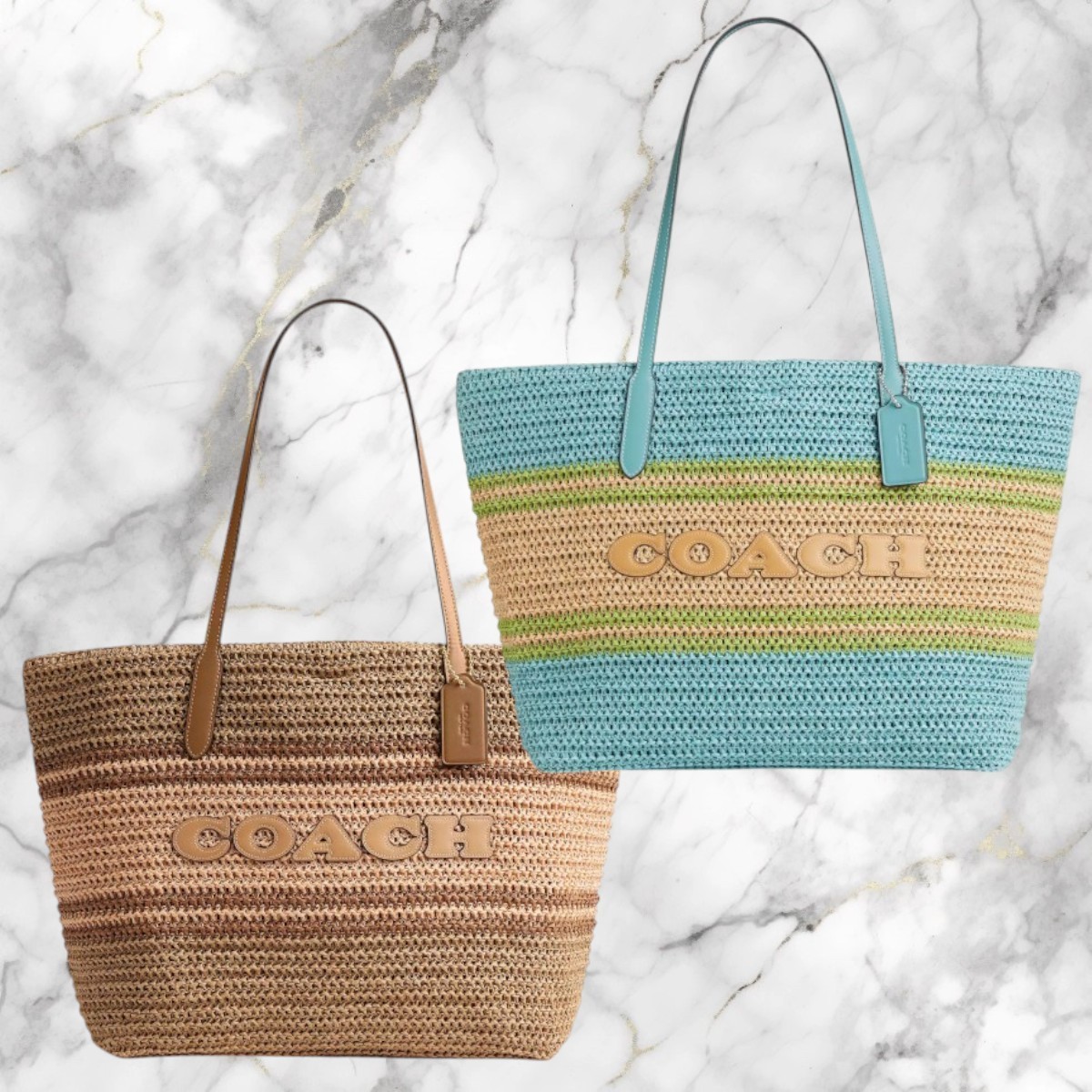 ★可愛い★ 【COACH】ロゴ シティ トート バッグ A4サイズ収納可