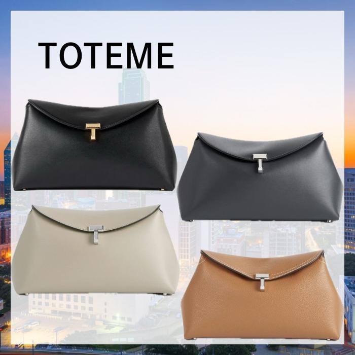 《TOTEME》T-Lock スモール クラッチ&ショルダーバッグ