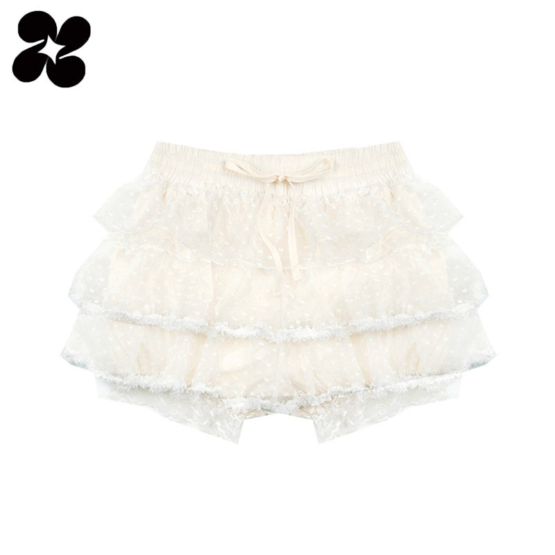 ●High School Disco● Angel Dot Tutu Tiered Skirt