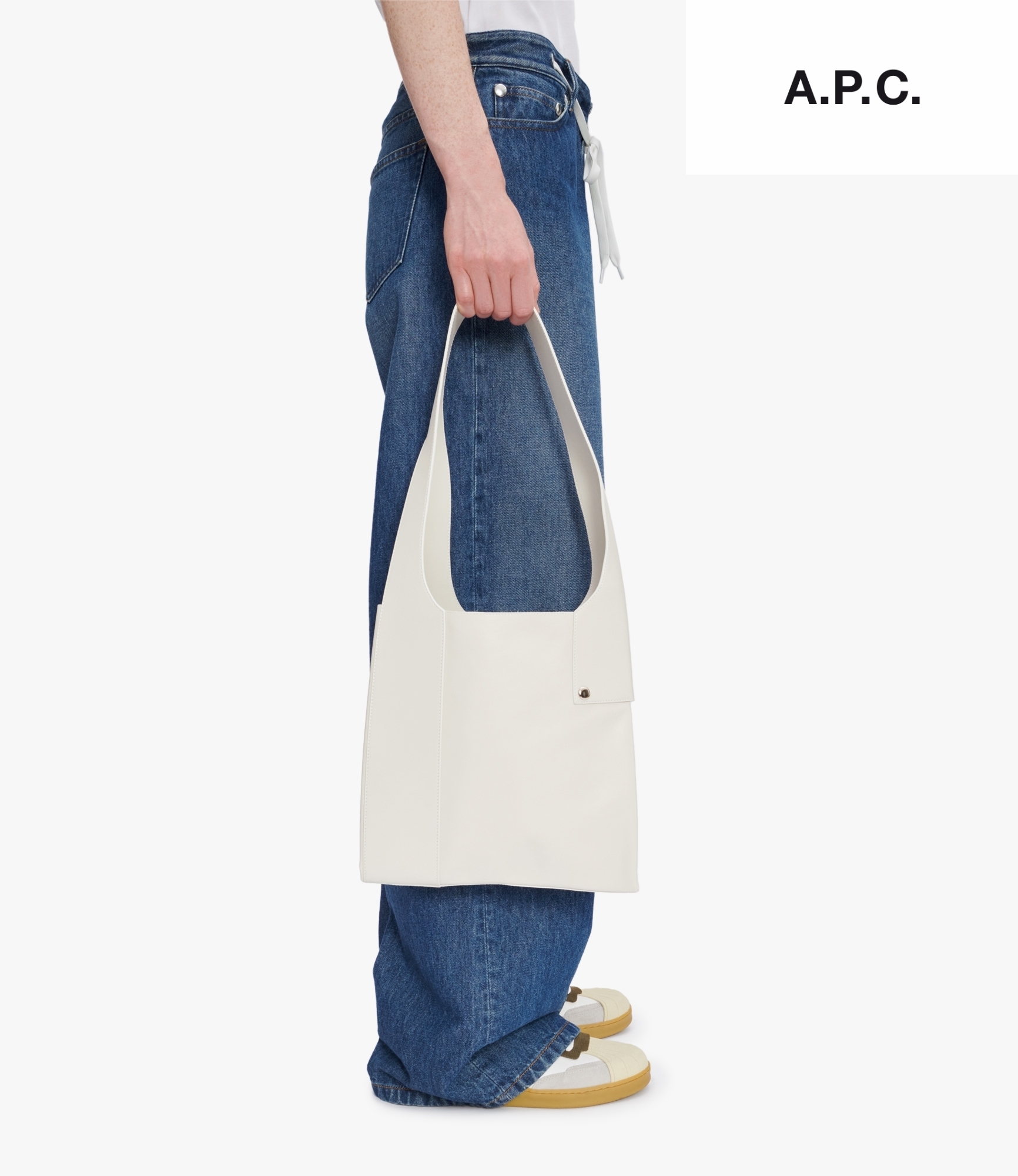 【限定コラボ】A.P.C. × NRL Rosario スモールトート ホワイト