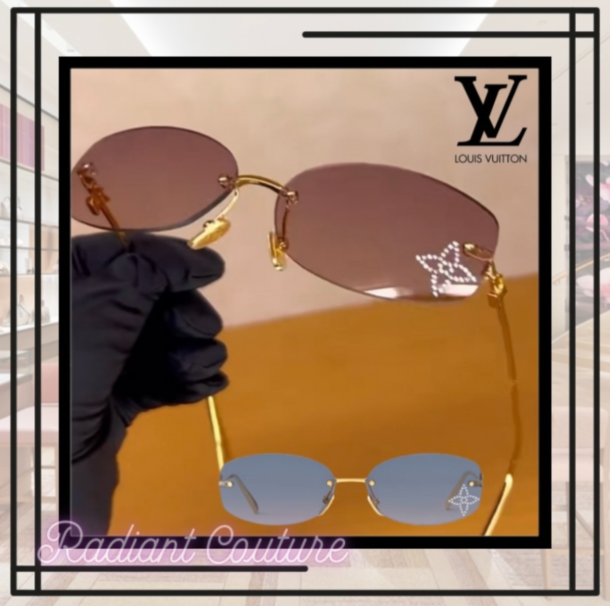 【Louis Vuitton】LV Glam 2.0 オーバル サングラス