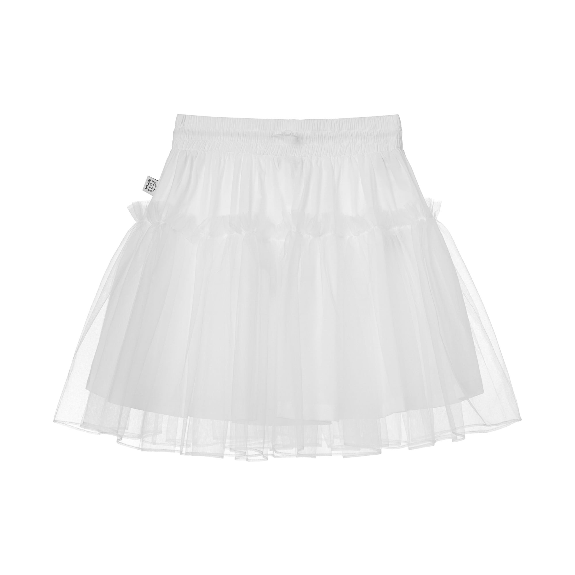 [PAKUA] / ☆ ROMANTIC MINI SKIRT / WHITE