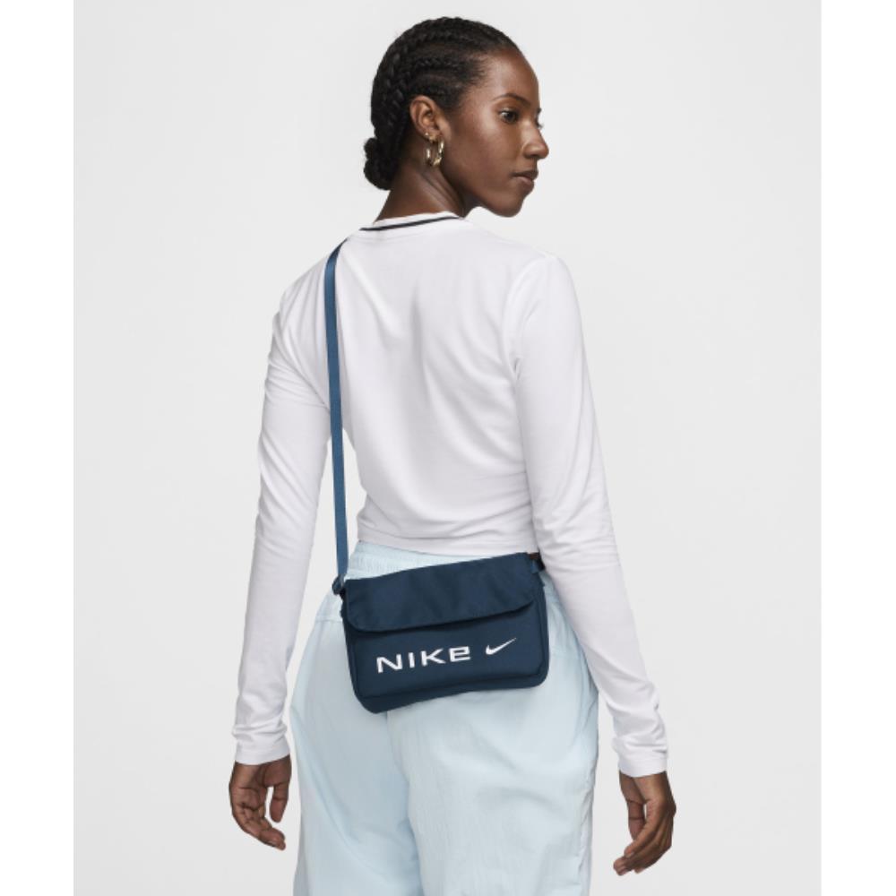 ★Nike★ Sportswear Futura Crossbody Bag 1L Armory Navy Whit