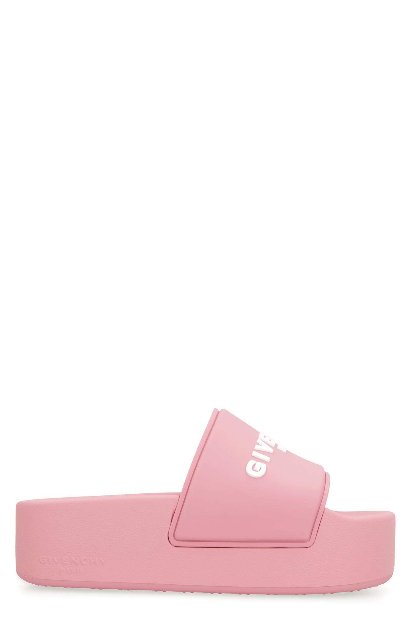 【送料&関税込】Givenchy Logoed Rubber Platform Slides