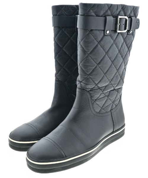 CHANEL シャネル ブーツ 黒 EU36(22.5cm位) 4100125Y0069