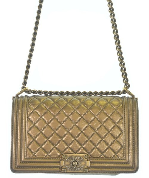 CHANEL シャネル ショルダーバッグ ゴールド 25 4500124N0025
