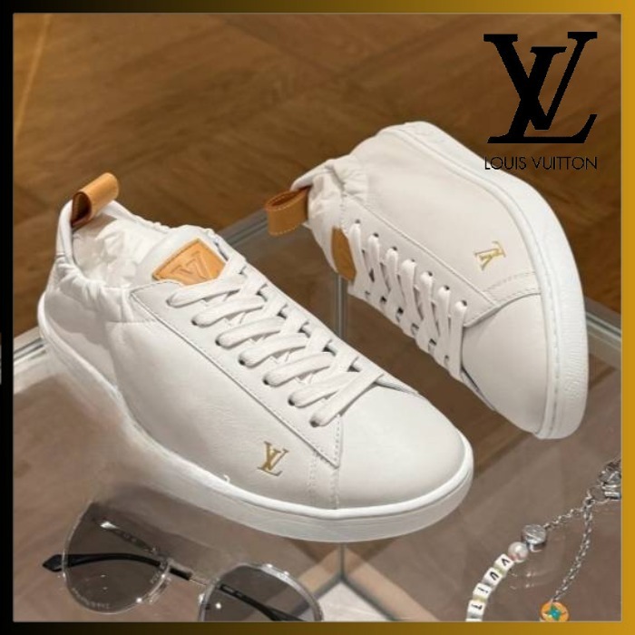 【快適な履き心地/ホワイト】Louis Vuitton スニーカー LVソフト
