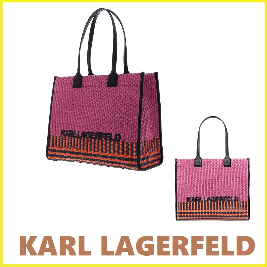 Karl Lagerfeld★ブランド ロゴ☆かごバッグ☆トートバッグ