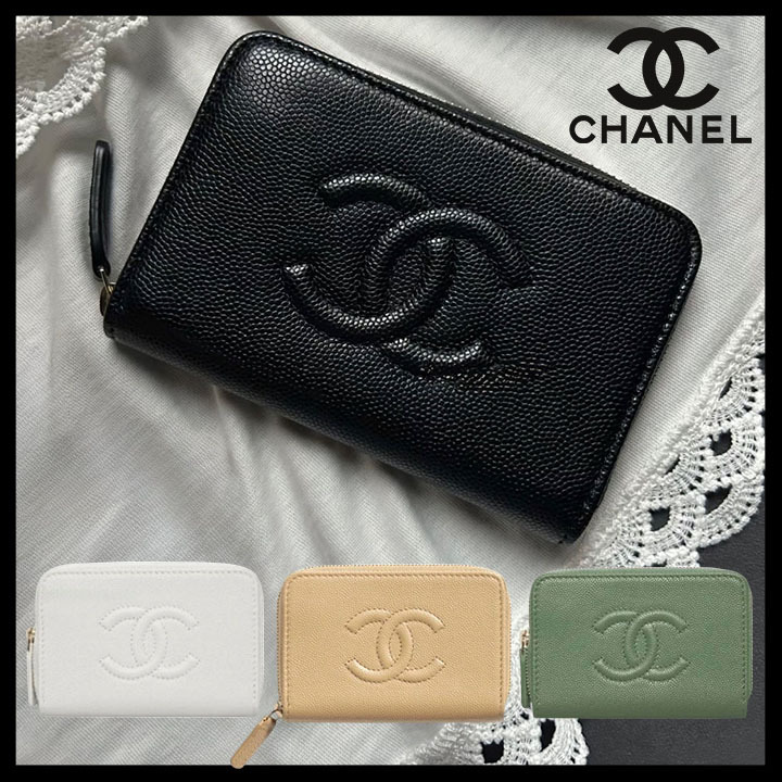 【大人気♡復刻CCロゴ】CHANEL ジップコインパース