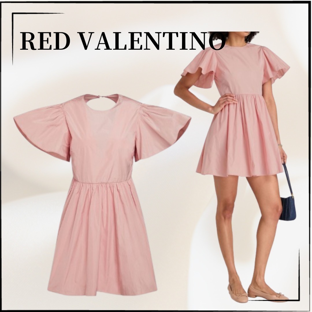 【RED VALENTINO】関税込☆タフタ カットアウト ミニワンピース