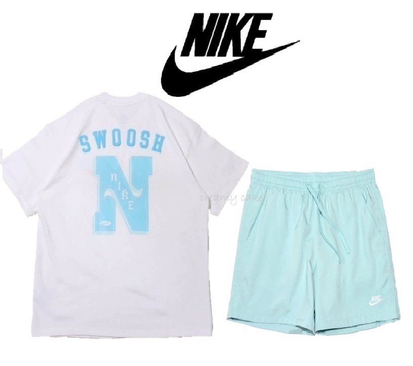 上下セット【NIKE】ロゴTシャツ＆ハーフパンツ 国内配送