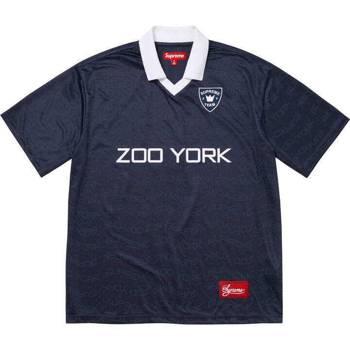 【Supreme】 Zoo York Soccer Jersey Navy - 25SS