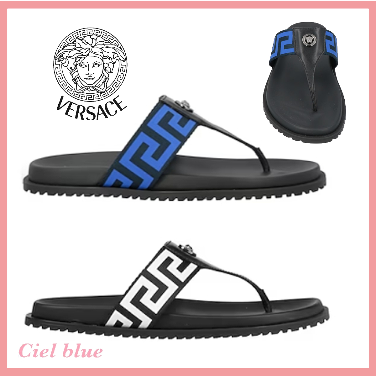 ♡関税送料込♡Versace ソングサンダル 2色