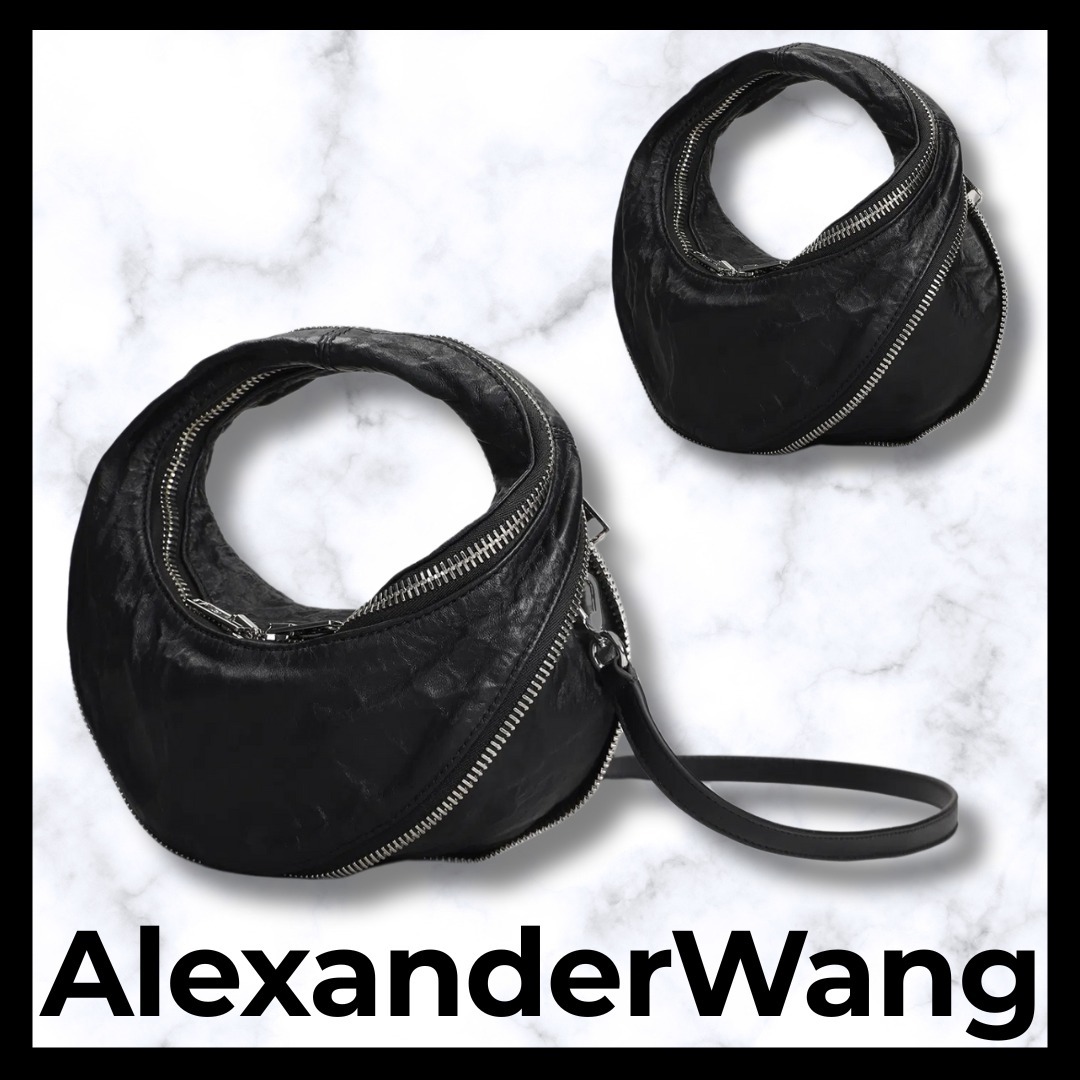 Alexander Wang■メモリーレザー ミニ ツイストバッグ ロゴ