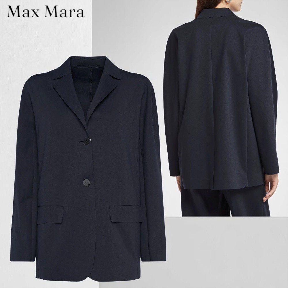 関税込☆MAX MARA☆LESENA テックジャージーブレザー489