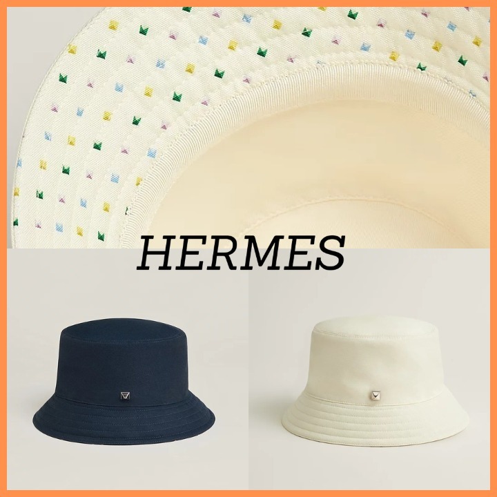 【夏にイチオシ♪】 HERMES ボブハット 帽子