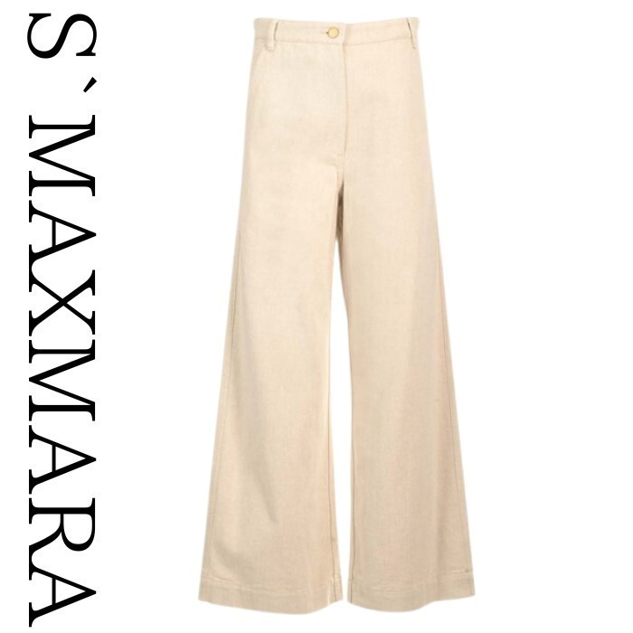 新作★VIP価格【S Max Mara】ソリッソ ワイドレッグパンツ