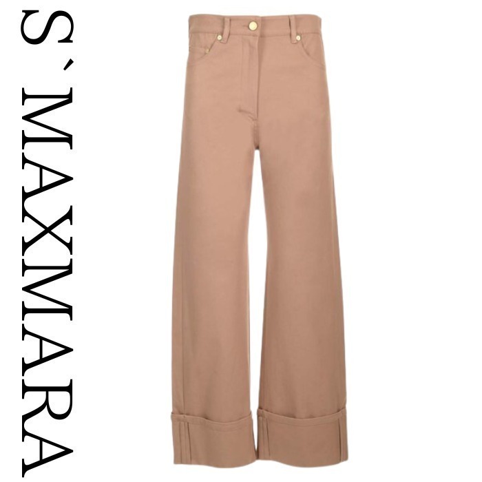 新作★VIP価格【S Max Mara】ストレッチコットンパンツ