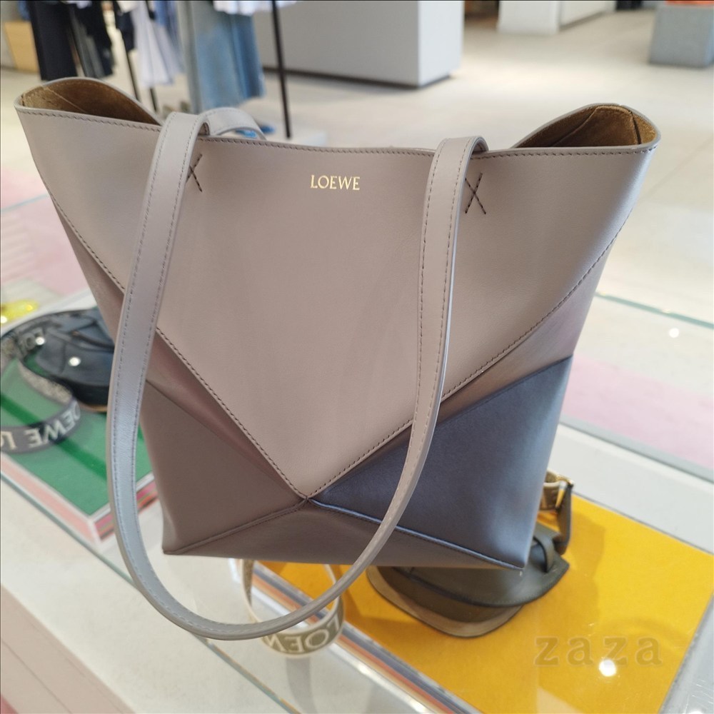 LOEWE セール★ PUZZLE FOLD TOTE★GREY