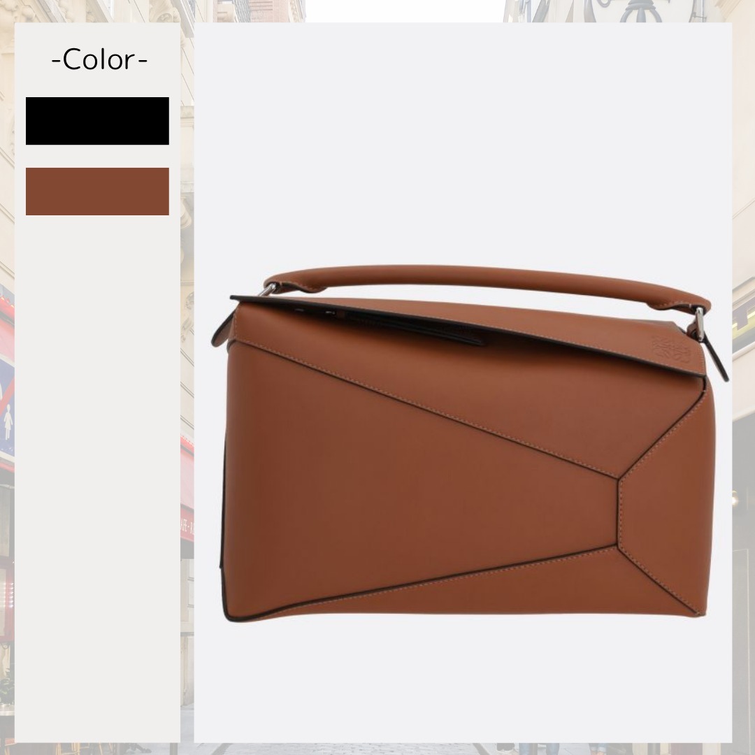 関税込 LOEWE Puzzle パズル ミディアム カーフスキン バッグ
