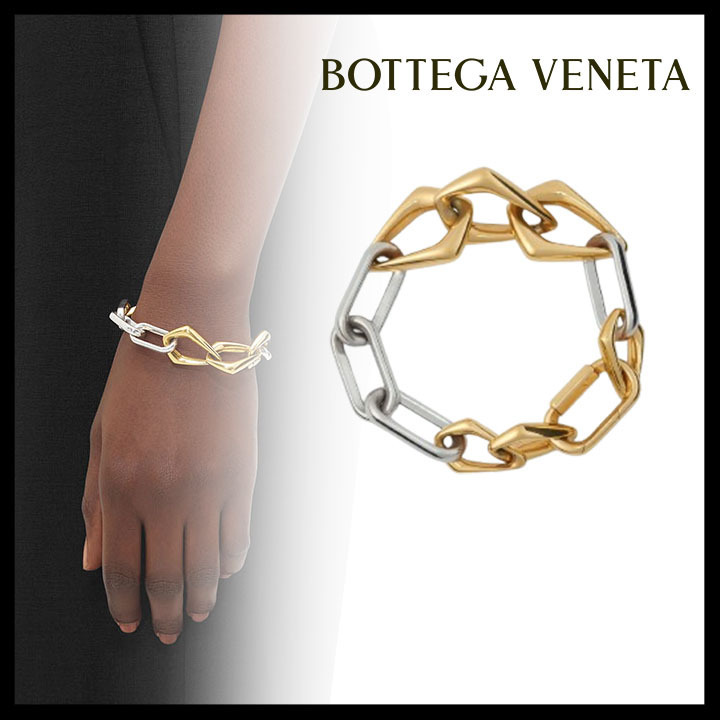Bottega Veneta直営店 18金仕上げスターリング ブレスレット