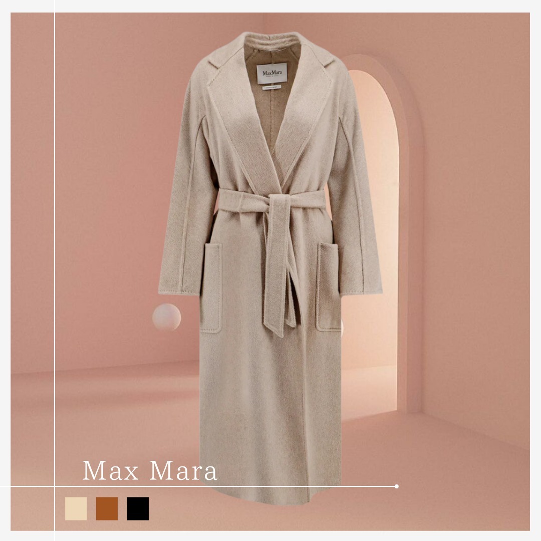 美シルエット降臨【Max Mara】贅沢素材 ルドミラ カシミアコート
