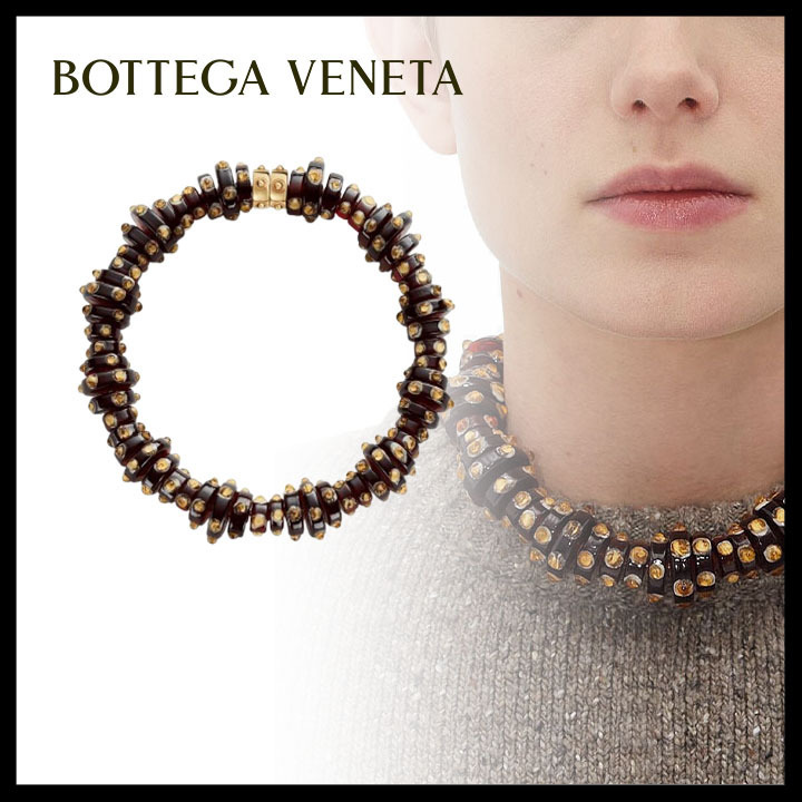 Bottega Veneta直営店 スライス ガラスのネックレス