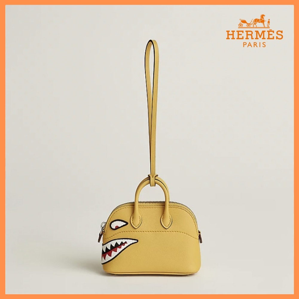 【エルメス】 バッグ チャーム ボリード シャーク Hermes Bolide