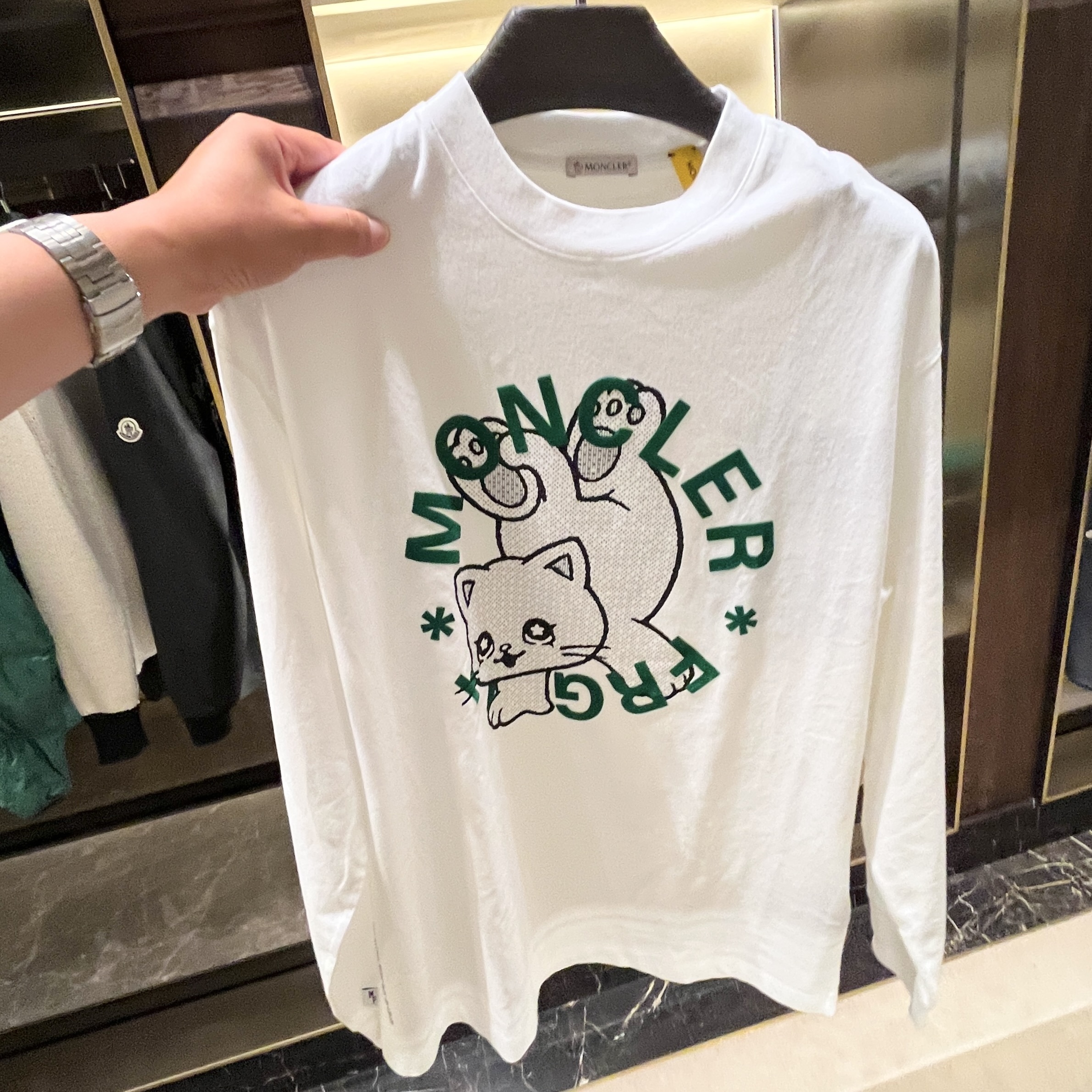 正規品★モンクレール★ MONCLER X FRGMT ロングスリーブTシャツ