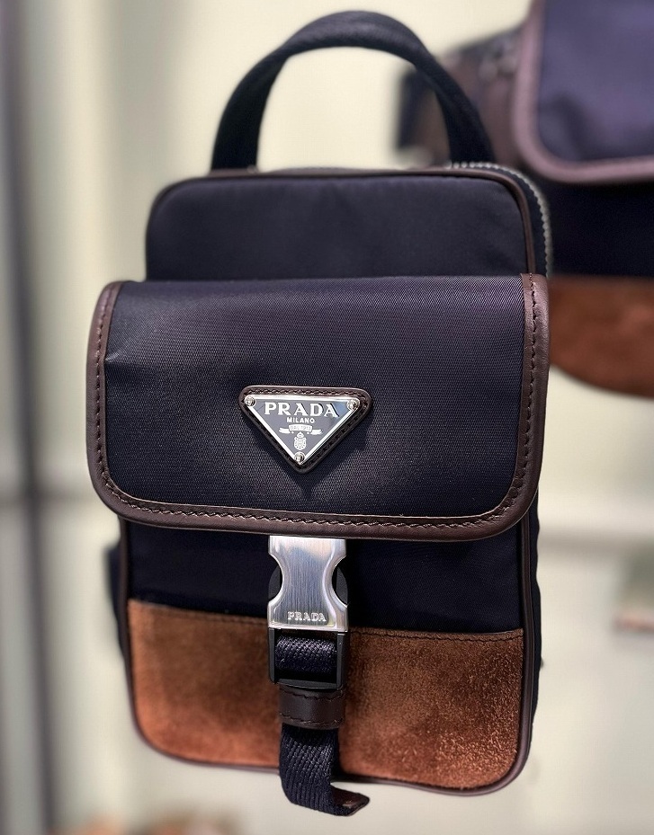 iPhone・スマホケース PRADA 2ZH194_384_F0C1B RE-NYLON AND LEATHER SMARTPHONE CASE