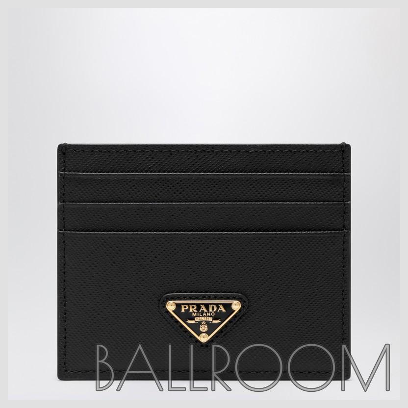 カードケース・名刺入れ PRADA BLACK CARD HOLDER IN SAFFIANO