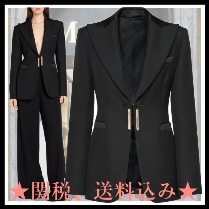 アウトレット★Max Mara★boemia ウールタキシードジャケット
