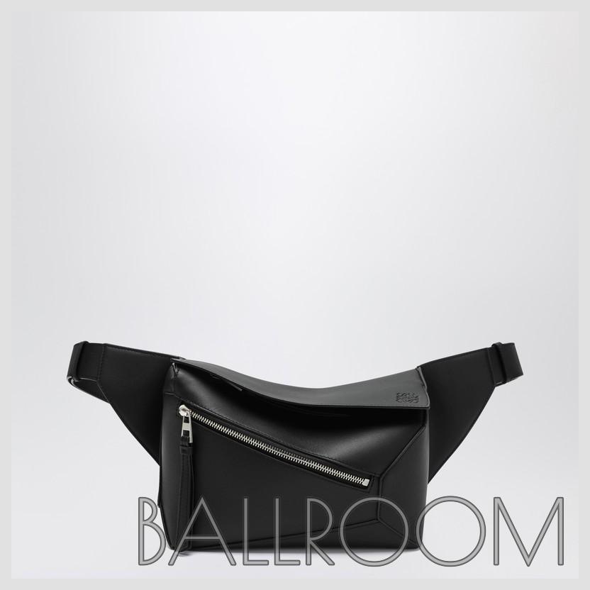 ショルダーバッグ LOEWE PUZZLE SMALL BLACK WAIST BAG