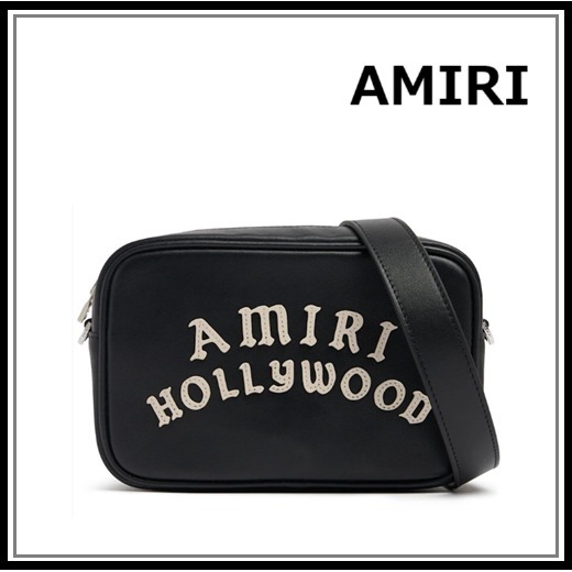AMIRI Hollywood レザー ショルダーバッグ
