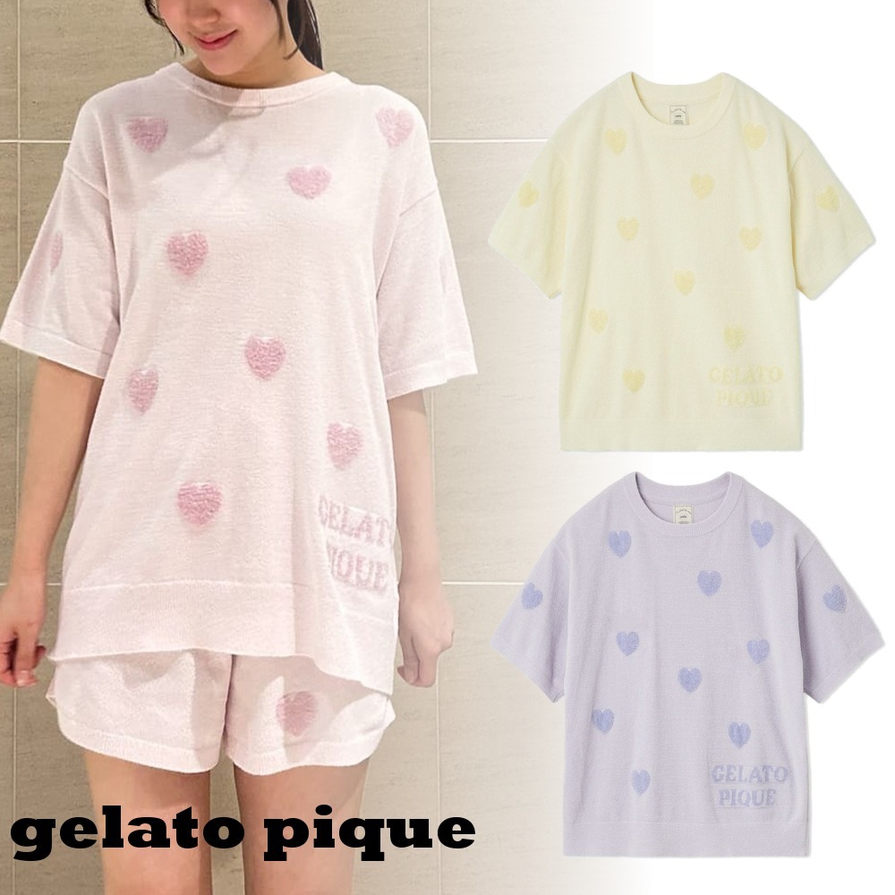 gelato pique☆ハートジャガードプルオーバー