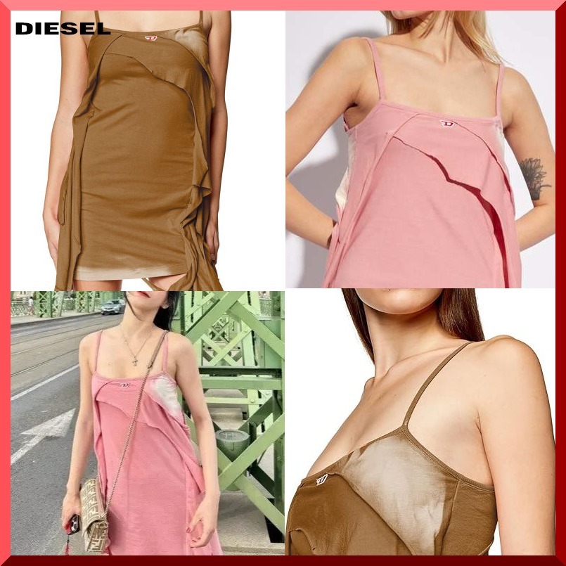 可愛い☆【DIESEL】D-MALORY マキシワンピース 関税/送料込み