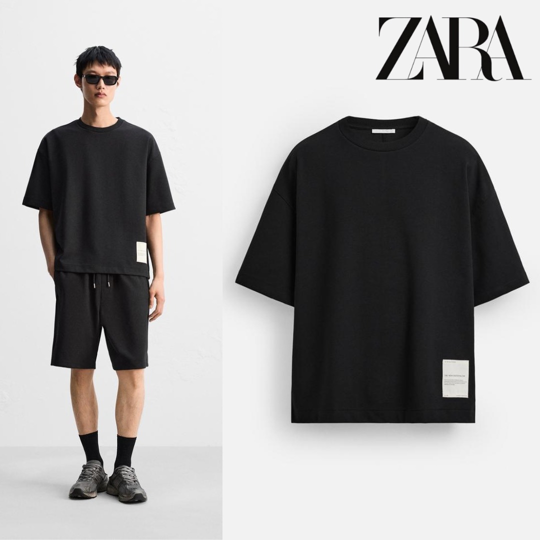 ［ZARA］リラックスフィットテクニカルスウェットシャツ
