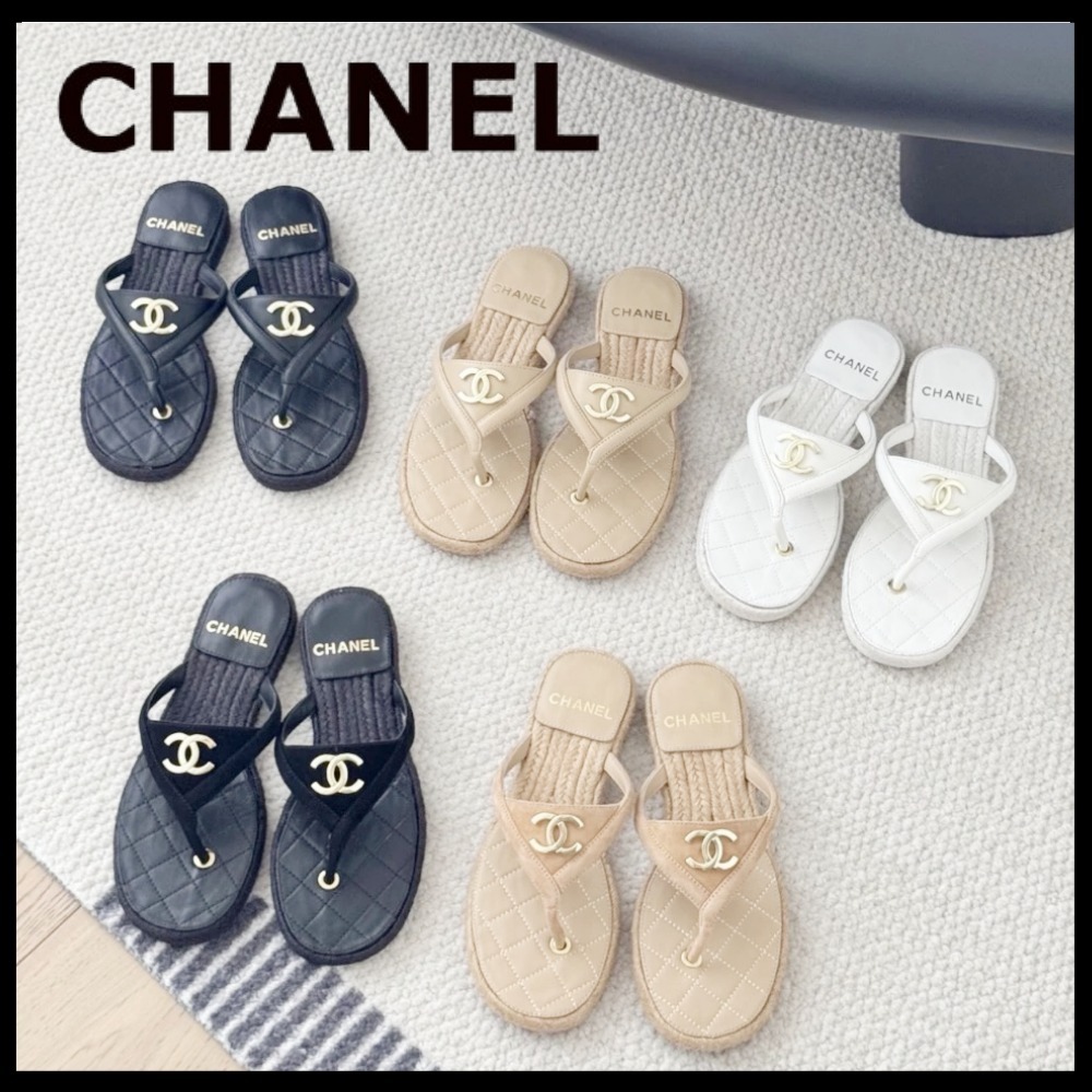【ラグジュアリー☆】CHANEL ビーチサンダル 夏 リゾート ビーチ